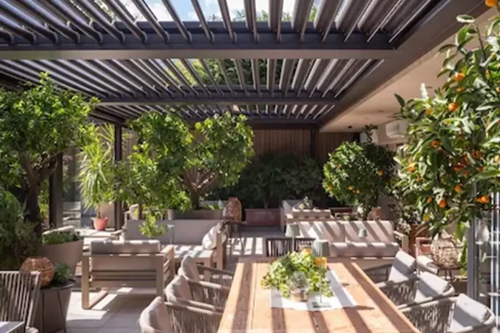Pergola bioclimatica BRUSTOR