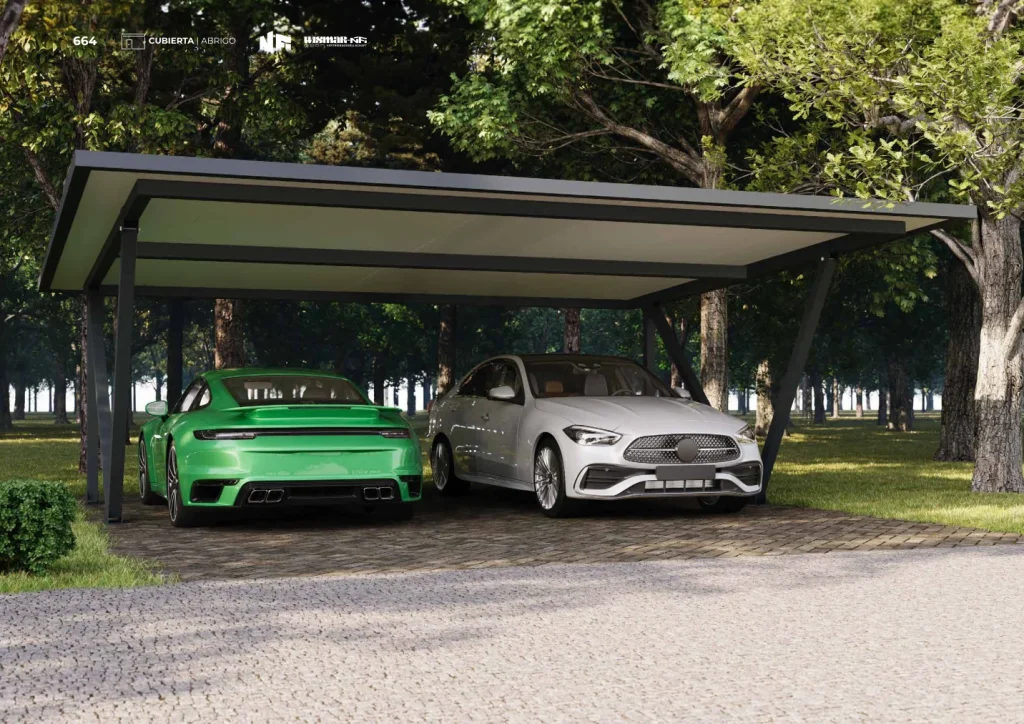 Carport acier
