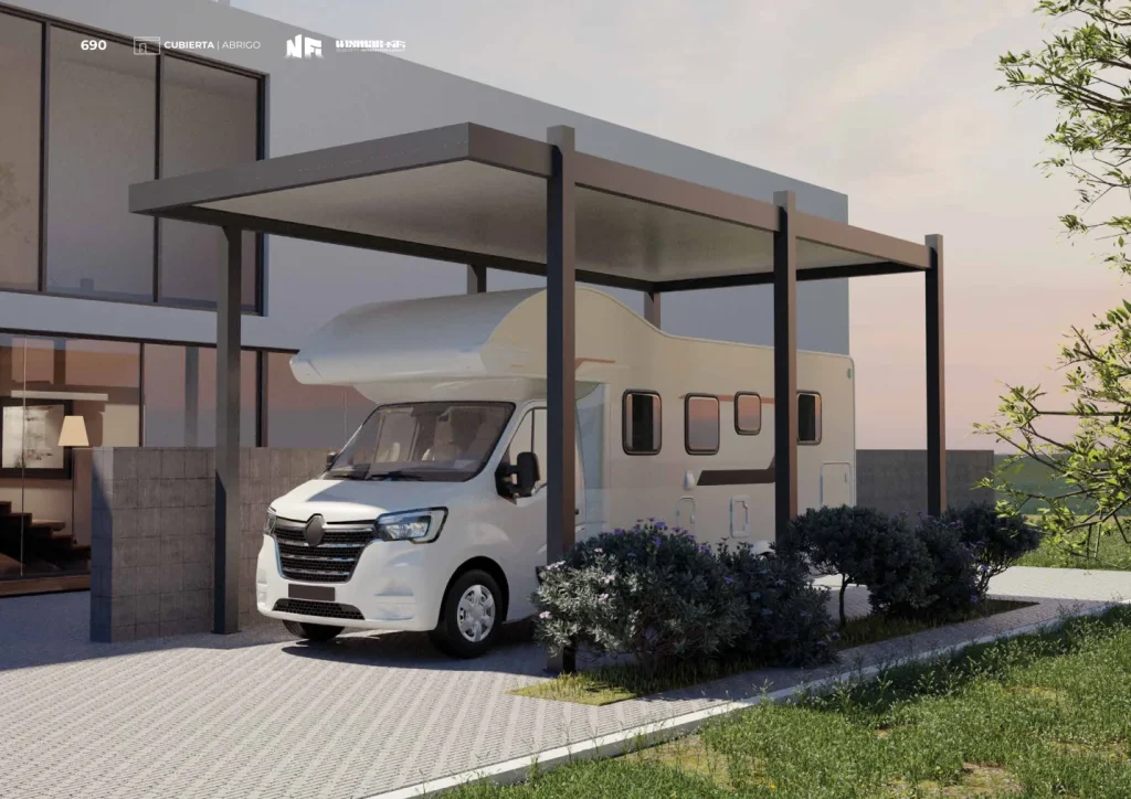Carport camping-car design