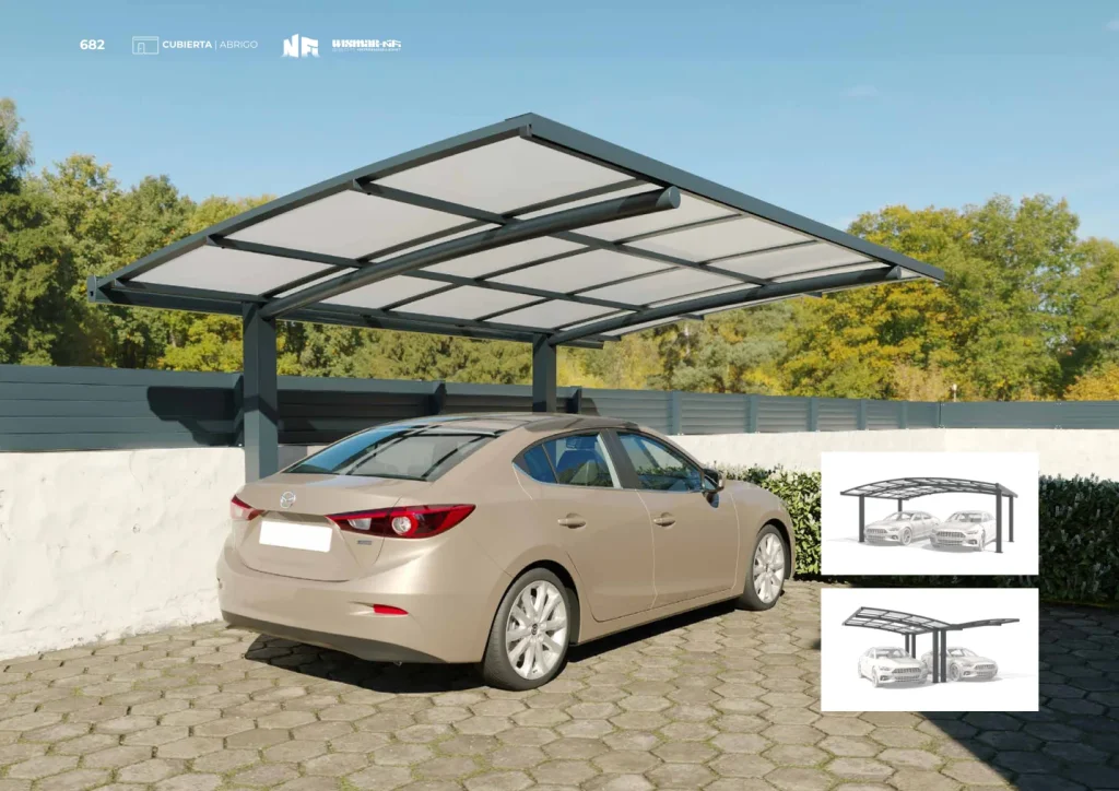 Carport grandlux cintré
