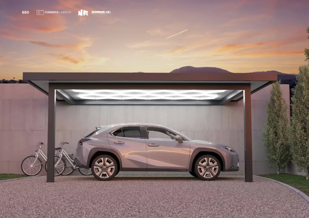 Carport techo plano grandlux